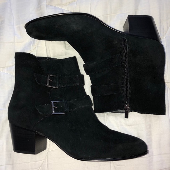 Black Ankle Boots - Picture 1 of 2